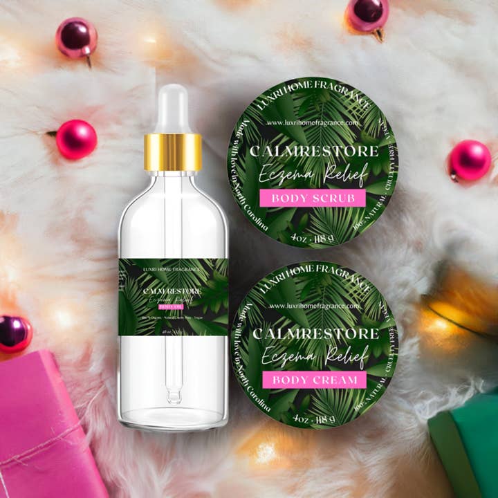 CalmRestore Ekzem-Linderungsset für den Großhandel von Luxri Home Fragrance