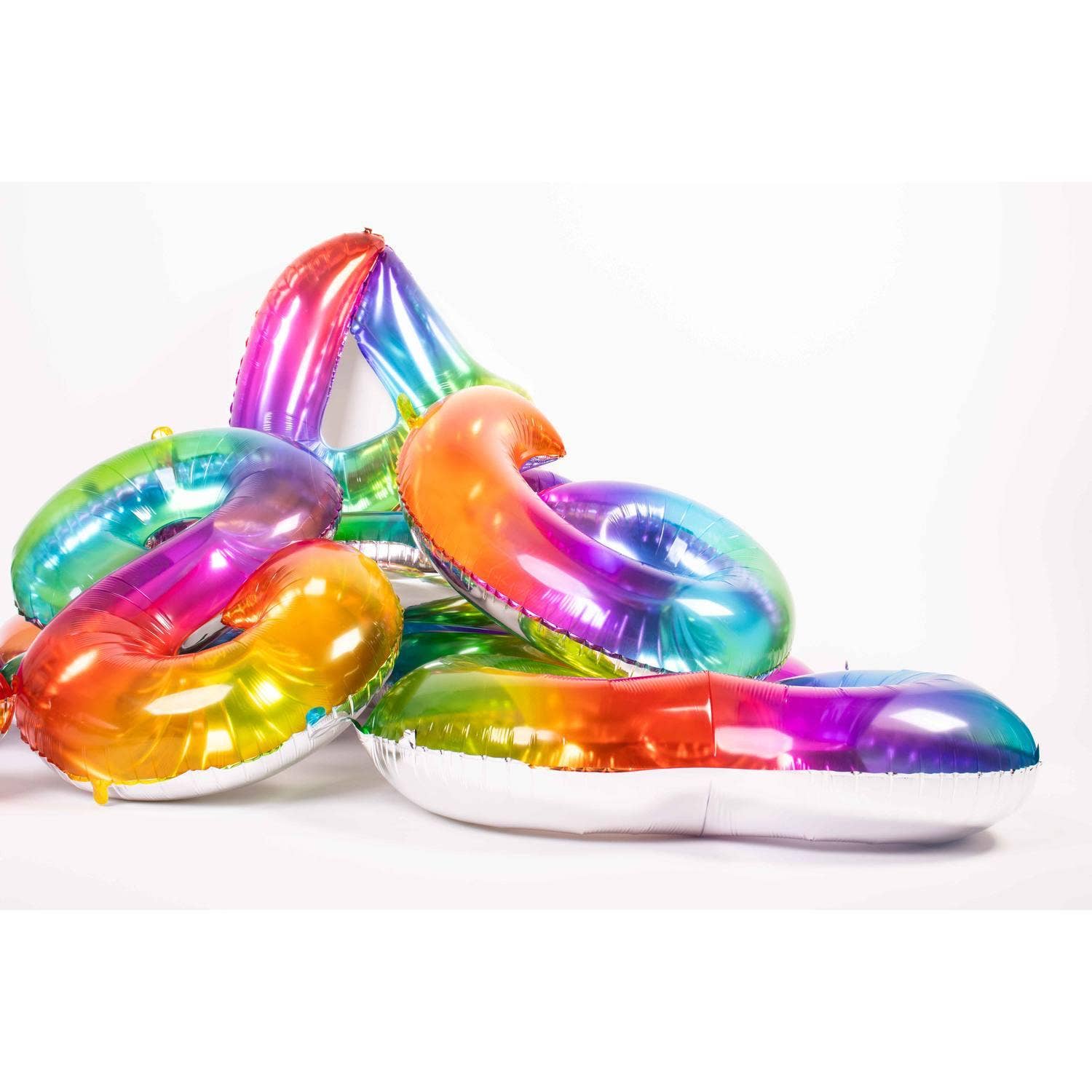 Folat – wholesale Balloon – Number 2 Yummy Gummy Rainbow Foil Balloon - 86cm1