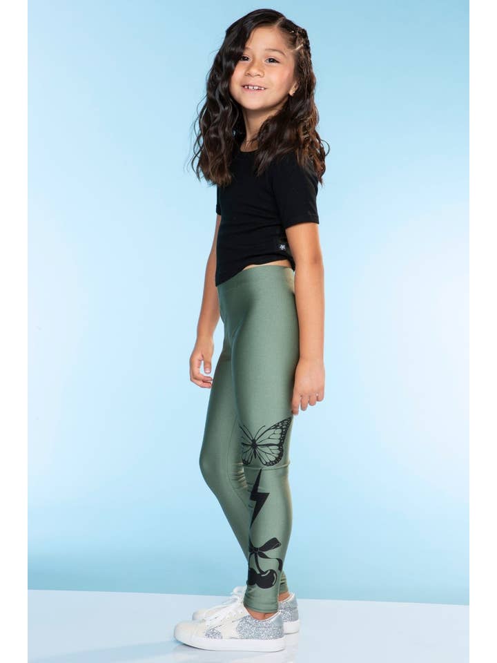 PixieLane - Wholesale Fashion Leggings - Kids - High Shine Long Legging33