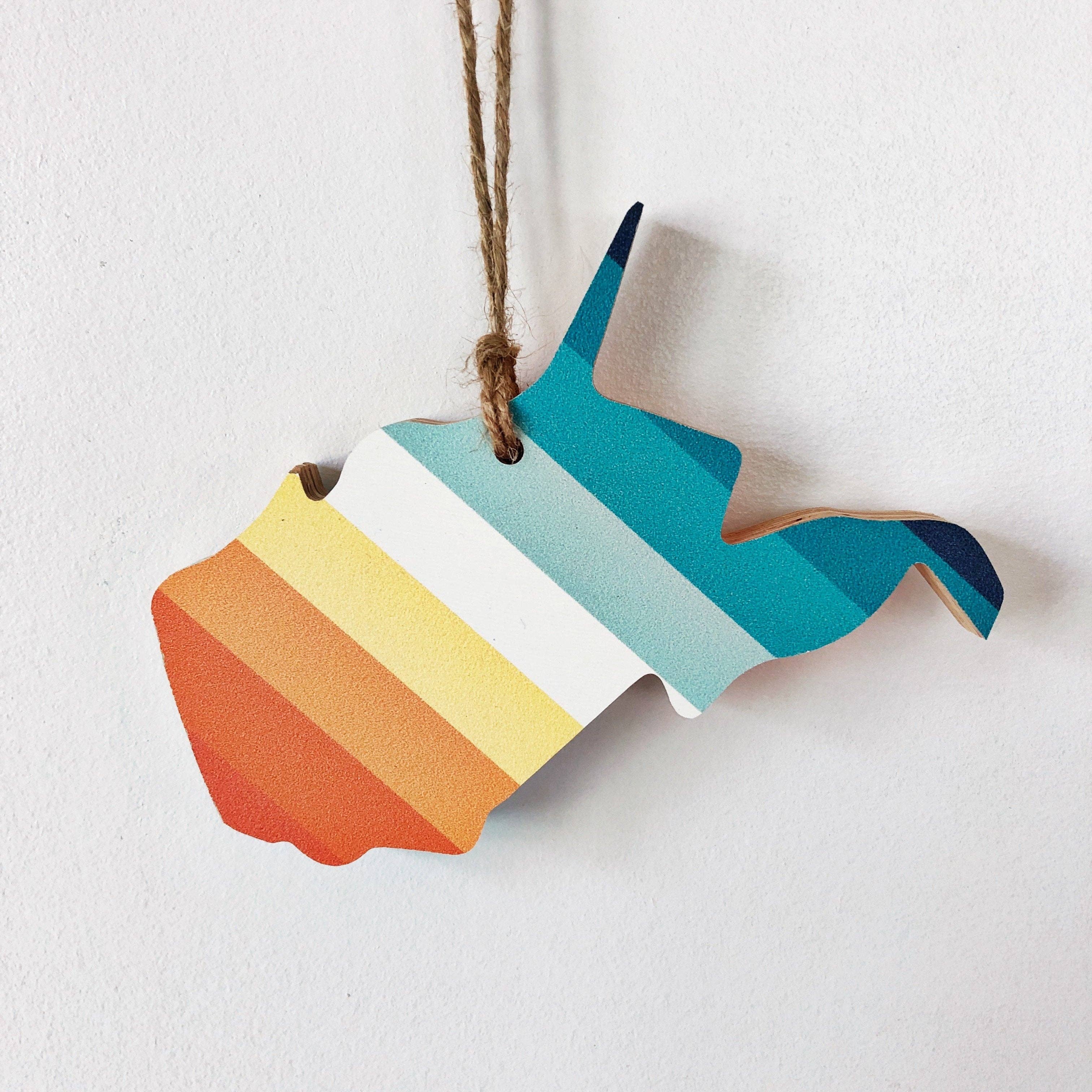 Hemlock & Heather - Wholesale Ornament - '76 Stripes State Ornaments52