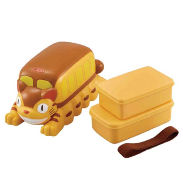 K_Wonderland - Wholesale Lunch Bag/Box - My Neighber Totoro Cat Neco basu BUS 2layer Lunch Bento SET