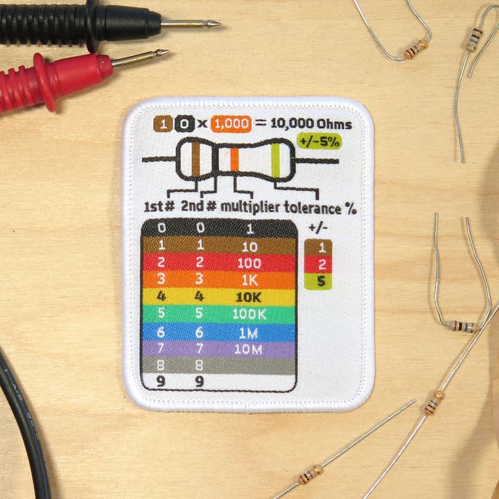Lara Grant - Wholesale Patch - Patch - Resistor Color Code Chart3