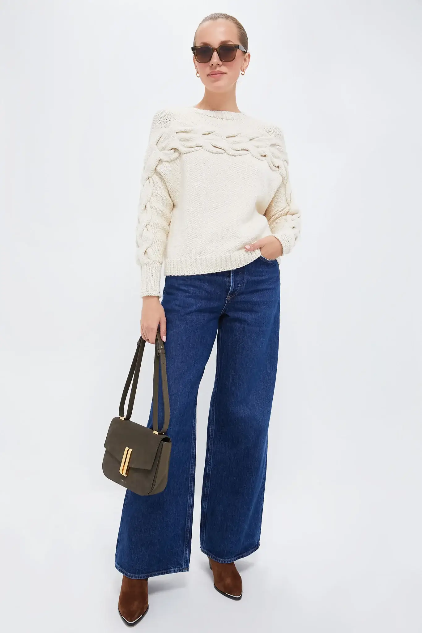 Havsalt Jūra: Håndlavet Merinouldsweater med Havsalt for engroshandel på Faire5