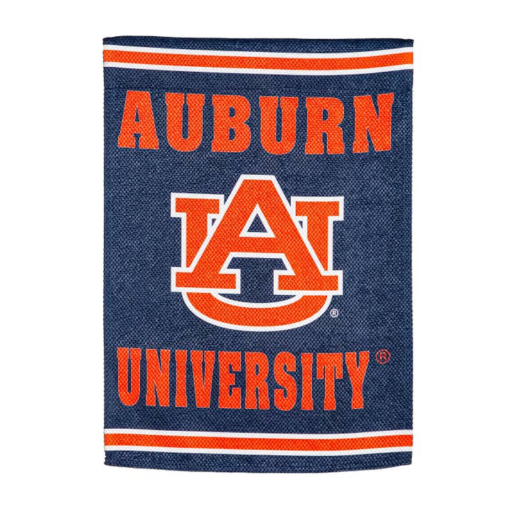 Embossed Suede Flag, GDN Size, Auburn University for wholesale by Evergreen Enterprises