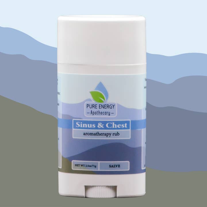 Pure Energy Apothecary - Wholesale Healing Salve/Balm/Cream - Sinus & Chest Aromatherapy Rub Salve