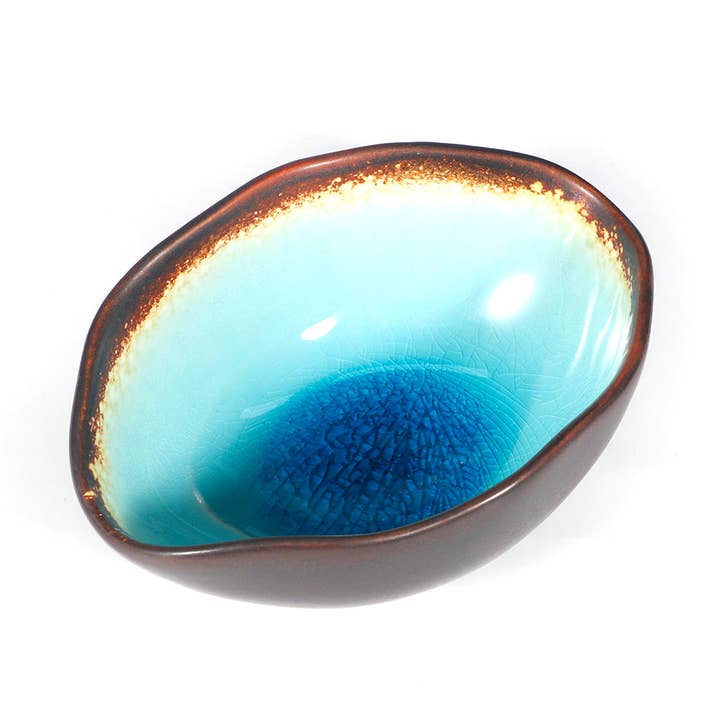 Urban Tokyo - Wholesale Bowl - Aozora Kannyu 5.75"L x 4.5"H X 2.5"H Porcelain Medium Bowl (4/48)0