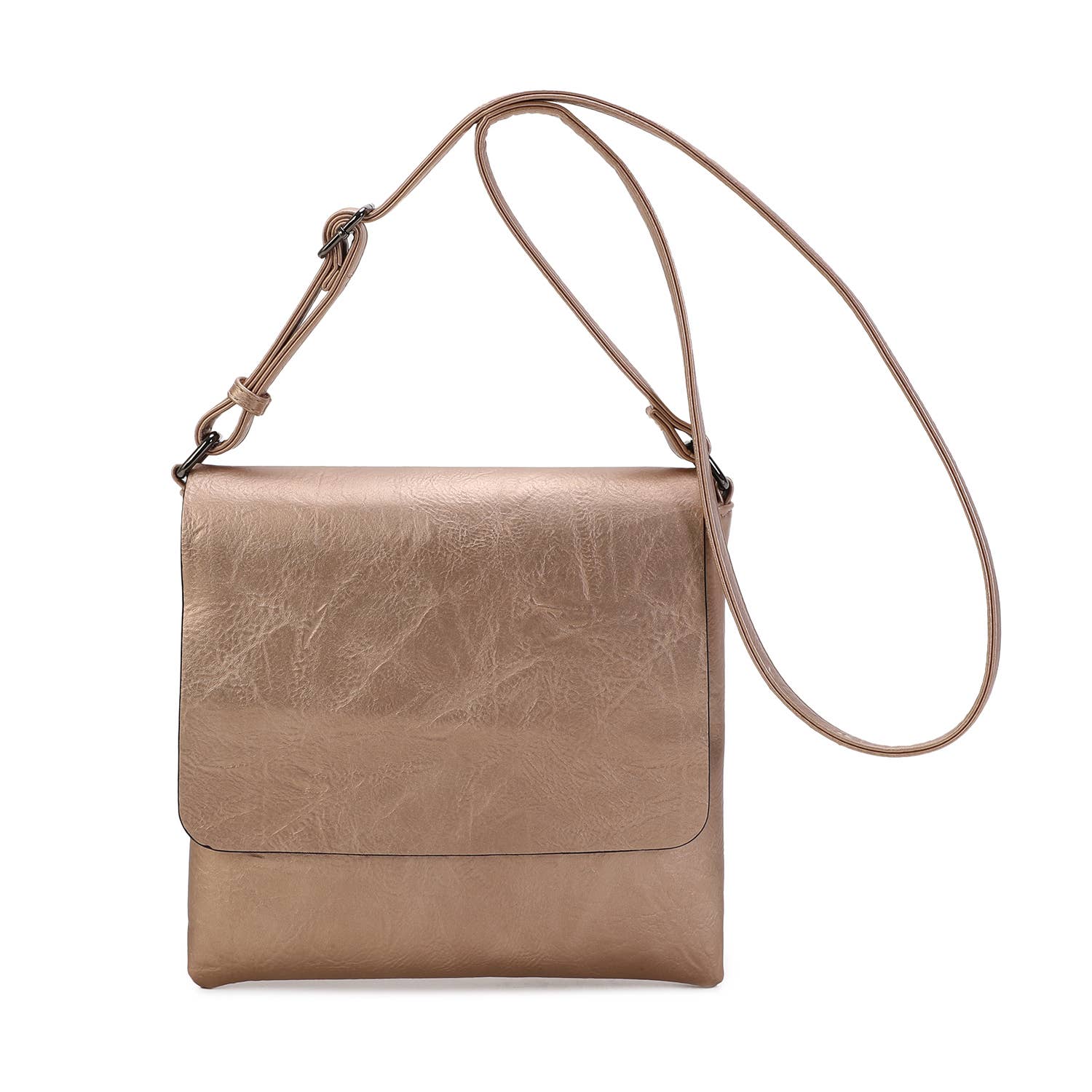 INES DELAURE - Wholesale Messenger Bag - Women's - Zipped flat pouch with soft and very practical flap14