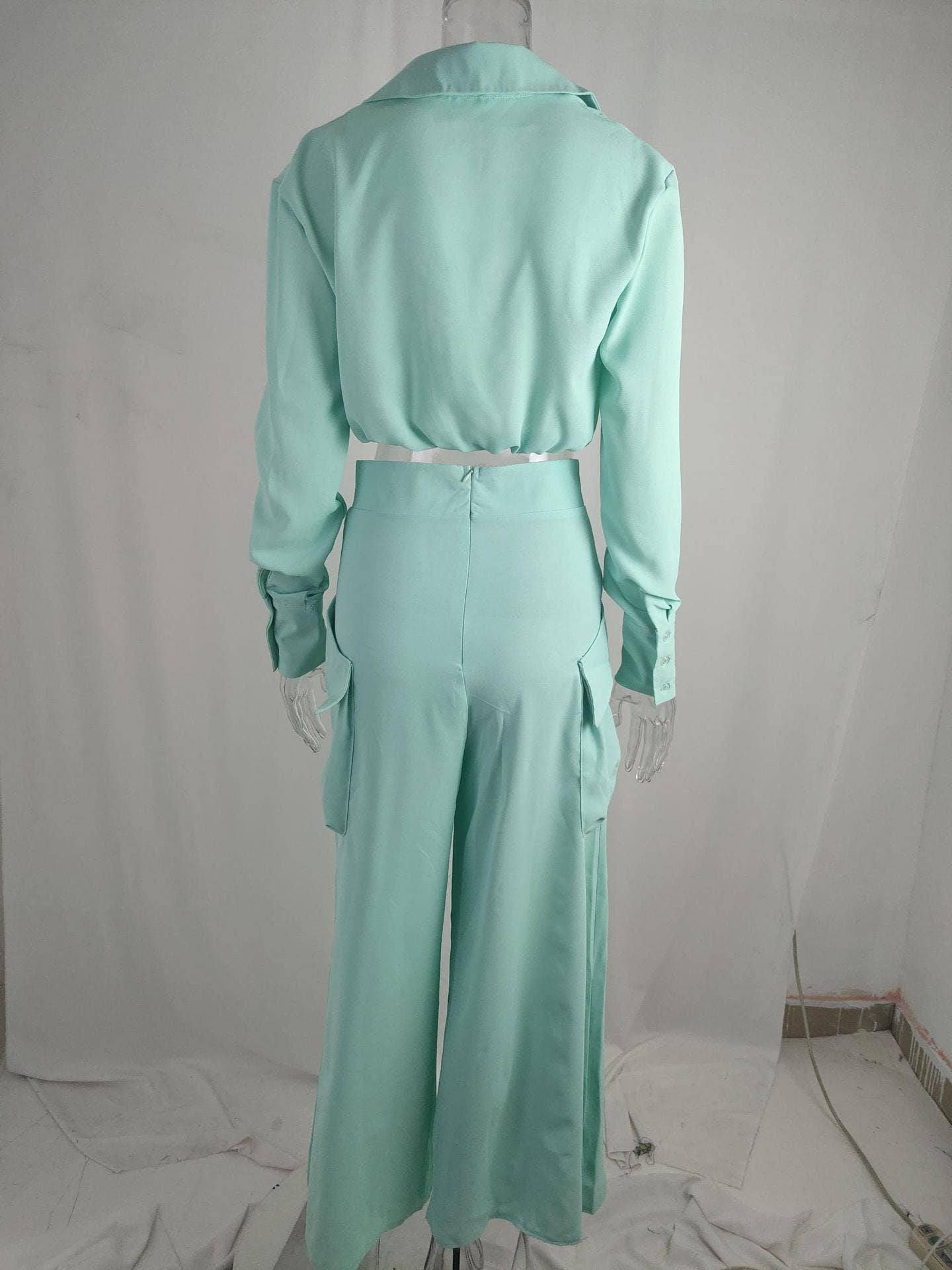 Lily Clothing - Wholesale Top & Pant Set (NOT Loungewear) - Women's - SOLID COLOR TEMPERAMENT COMMUTER FASHION SET13