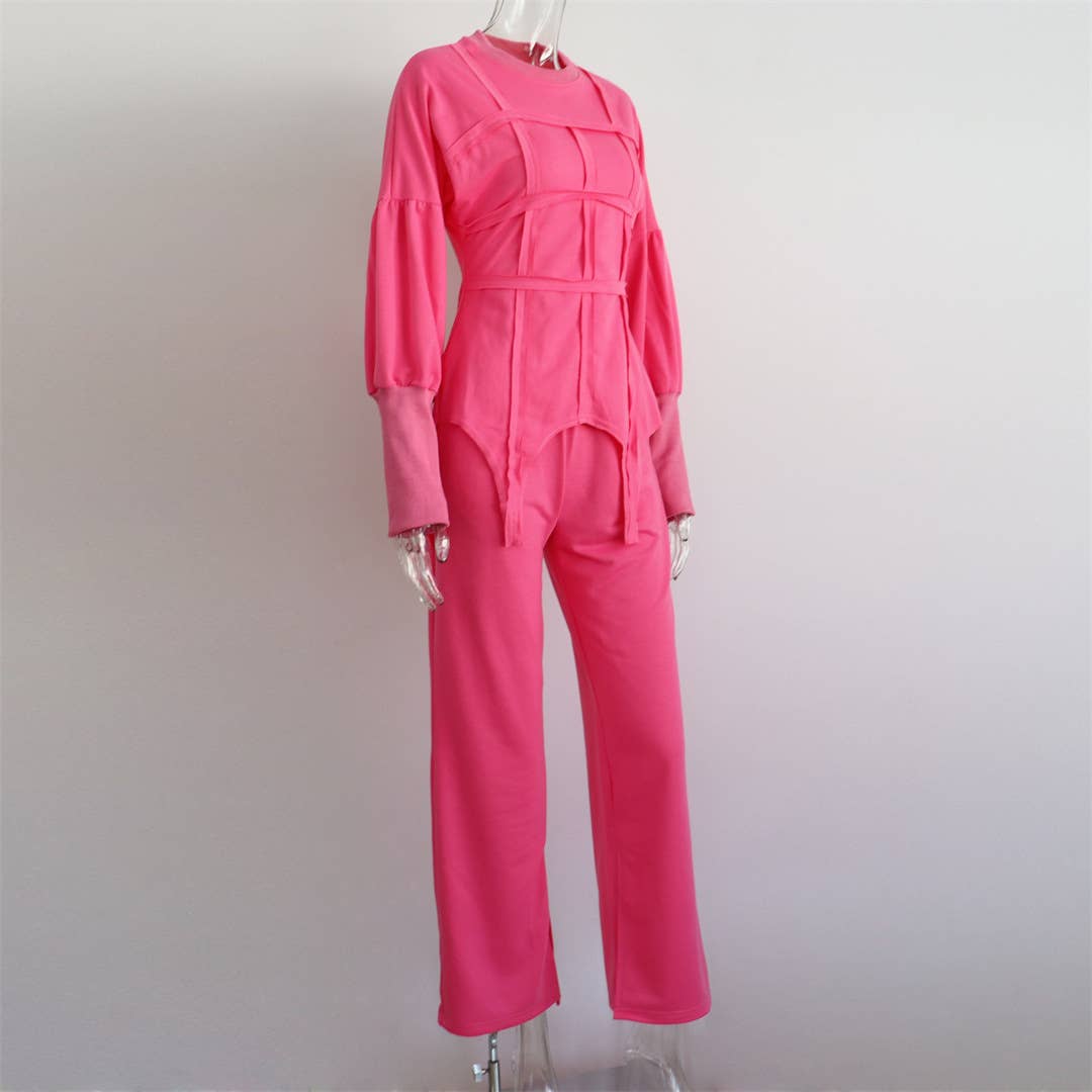 Rosa Clothing - Wholesale Top & Pant Set (NOT Loungewear) - Women's - Fashion sweatshirt set trouser set6