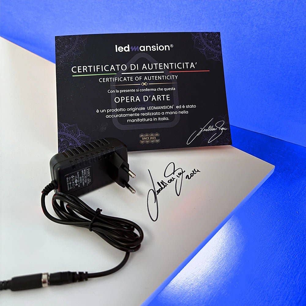 Blue Fruit Passion Lips v.1 | LED Wall Art for wholesale on Faire3