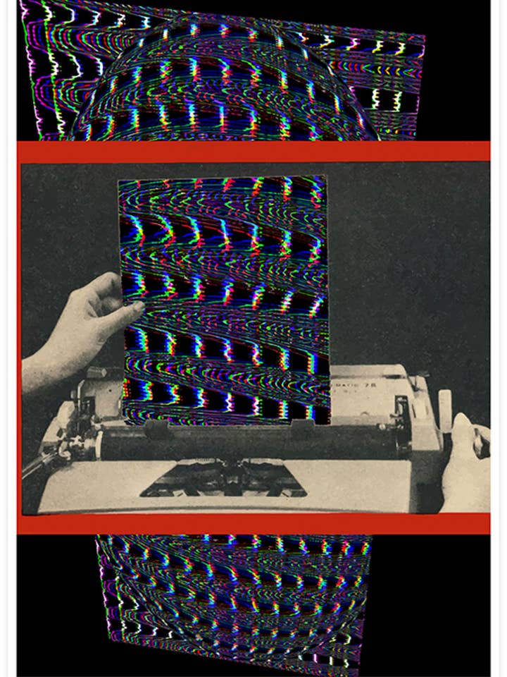 Electric Dreams Retro-Kunstdruck für den Großhandel von The Underdog Print Shop