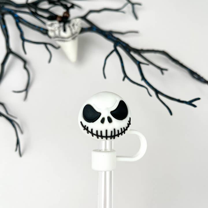 SoapElenGlen - Wholesale Drinking Straw - Ghost Straw Cover,Halloween Series Straw Topper4