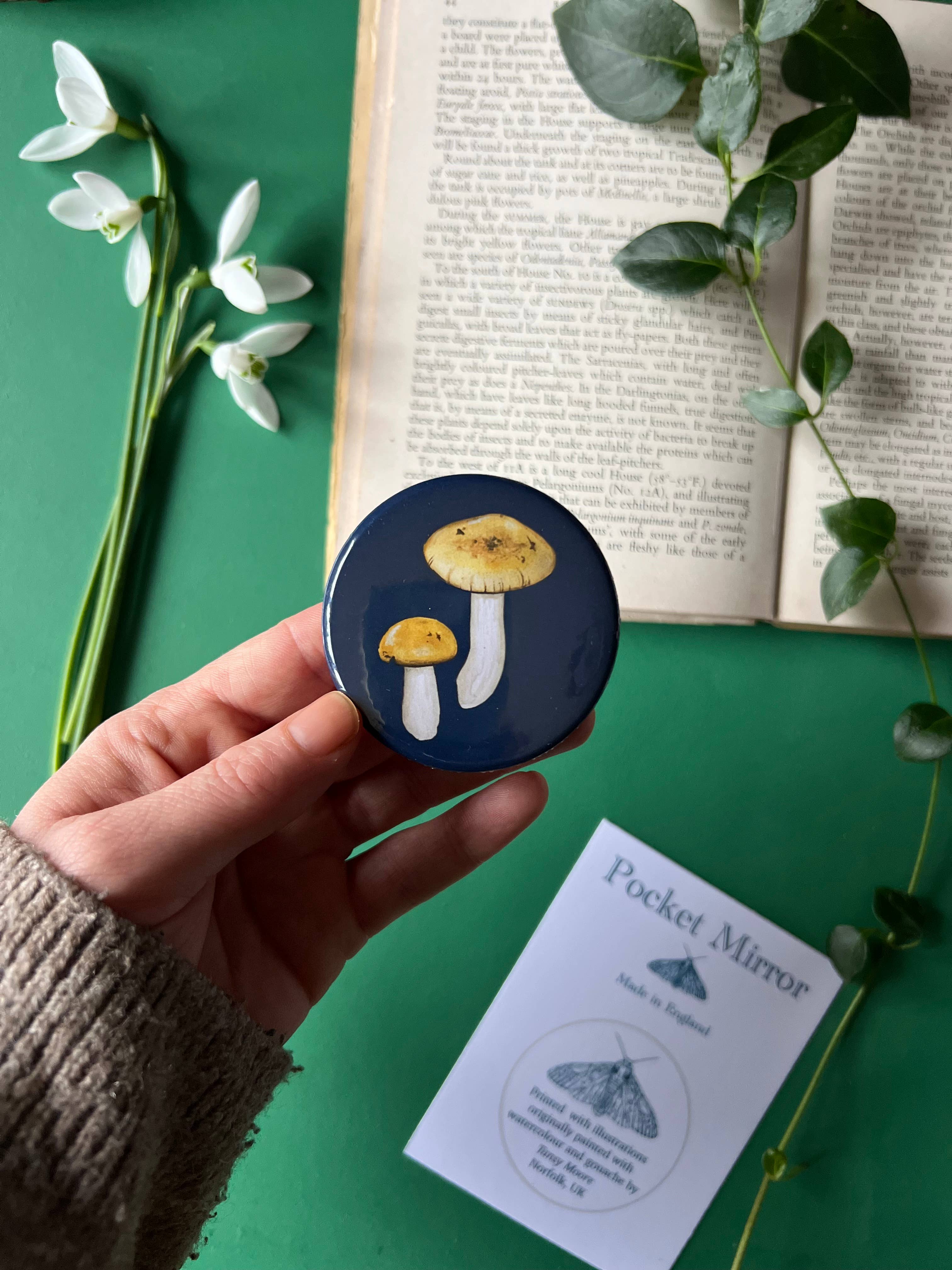 Tansy Moore - Wholesale Compact Mirror - Mushroom Pocket Mirror 3