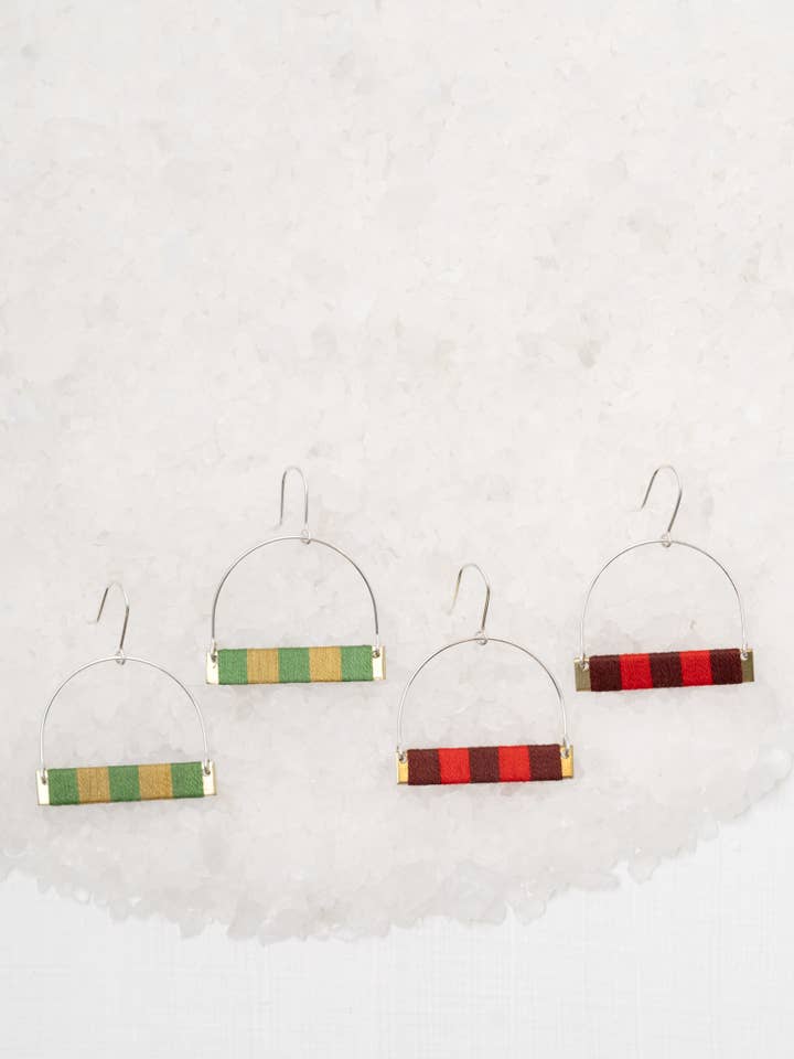 Checkerboard Earrings for wholesale by Twenty Two West