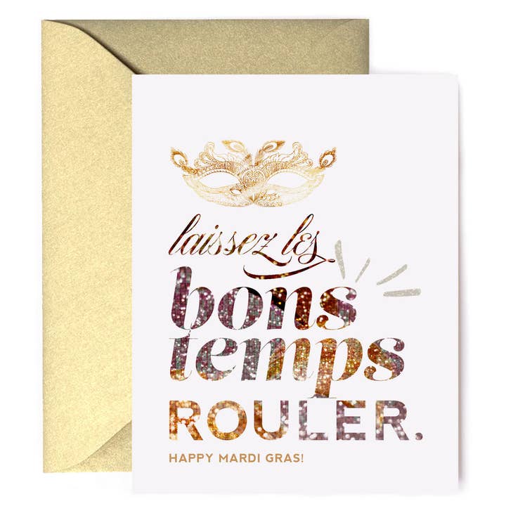 KMB235 Mardi Gras Card for wholesale by Shade Tree Greetings
