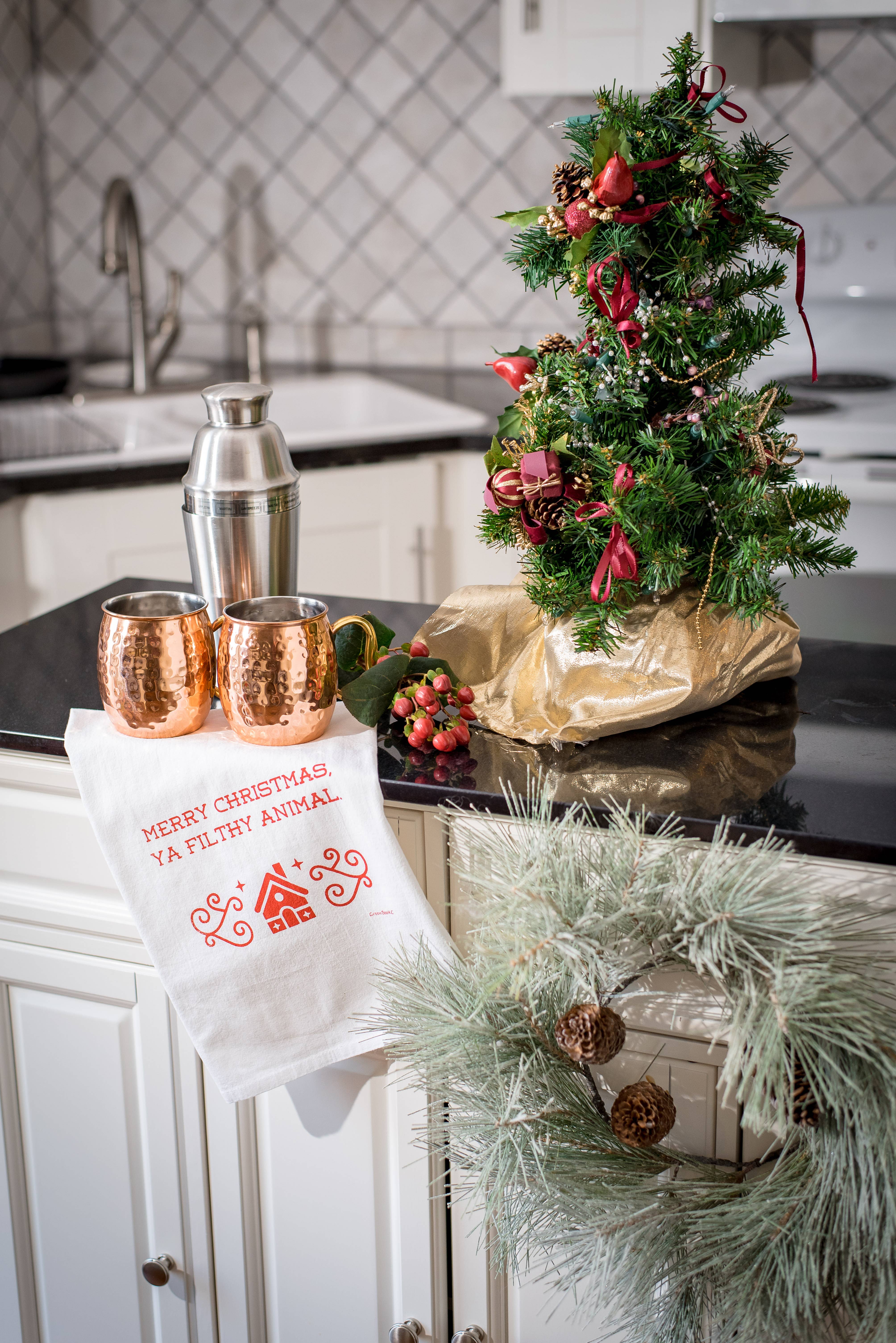 Green Bee Tea Towels - Wholesale Tea Towel - Ya Filthy Animal Towel | Tea Towels | Festive Dish Towel4