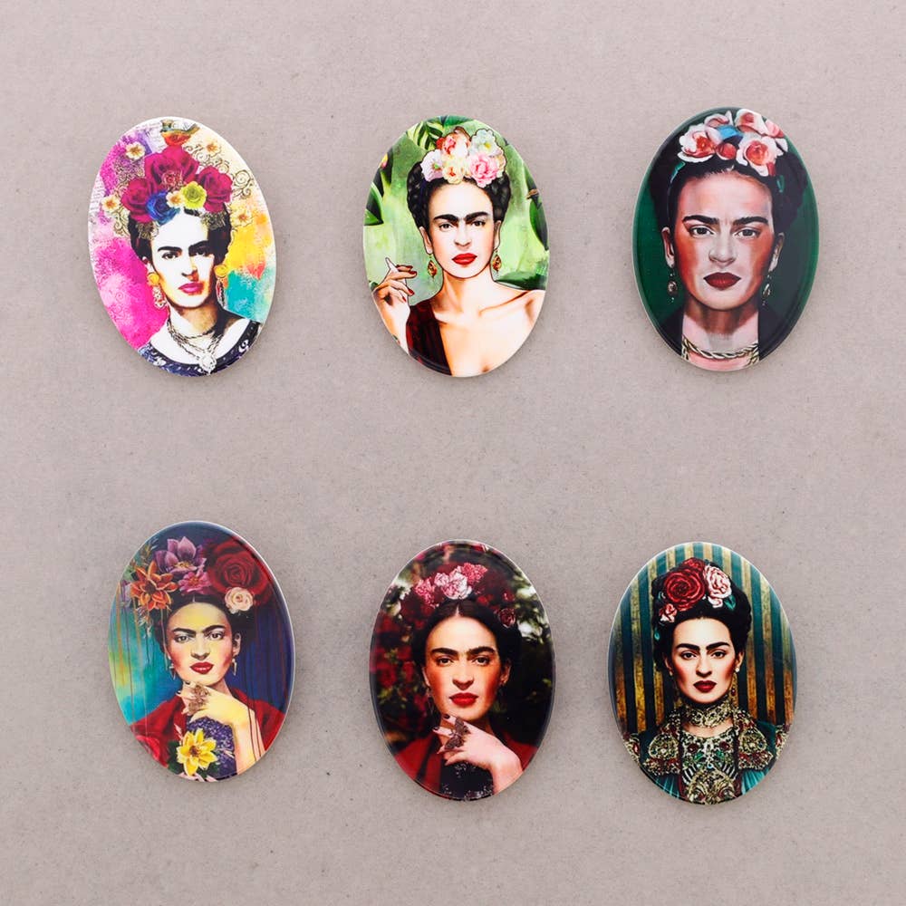 Sonata - Wholesale Snap Jewelry - Frida Oval Resin Brooch1