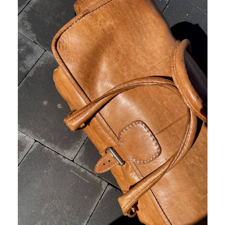 bazarifinagh - Wholesale Weekender Bag - Unisex - Premium Handmade Leather Travel Bag – Stylish & Durable4