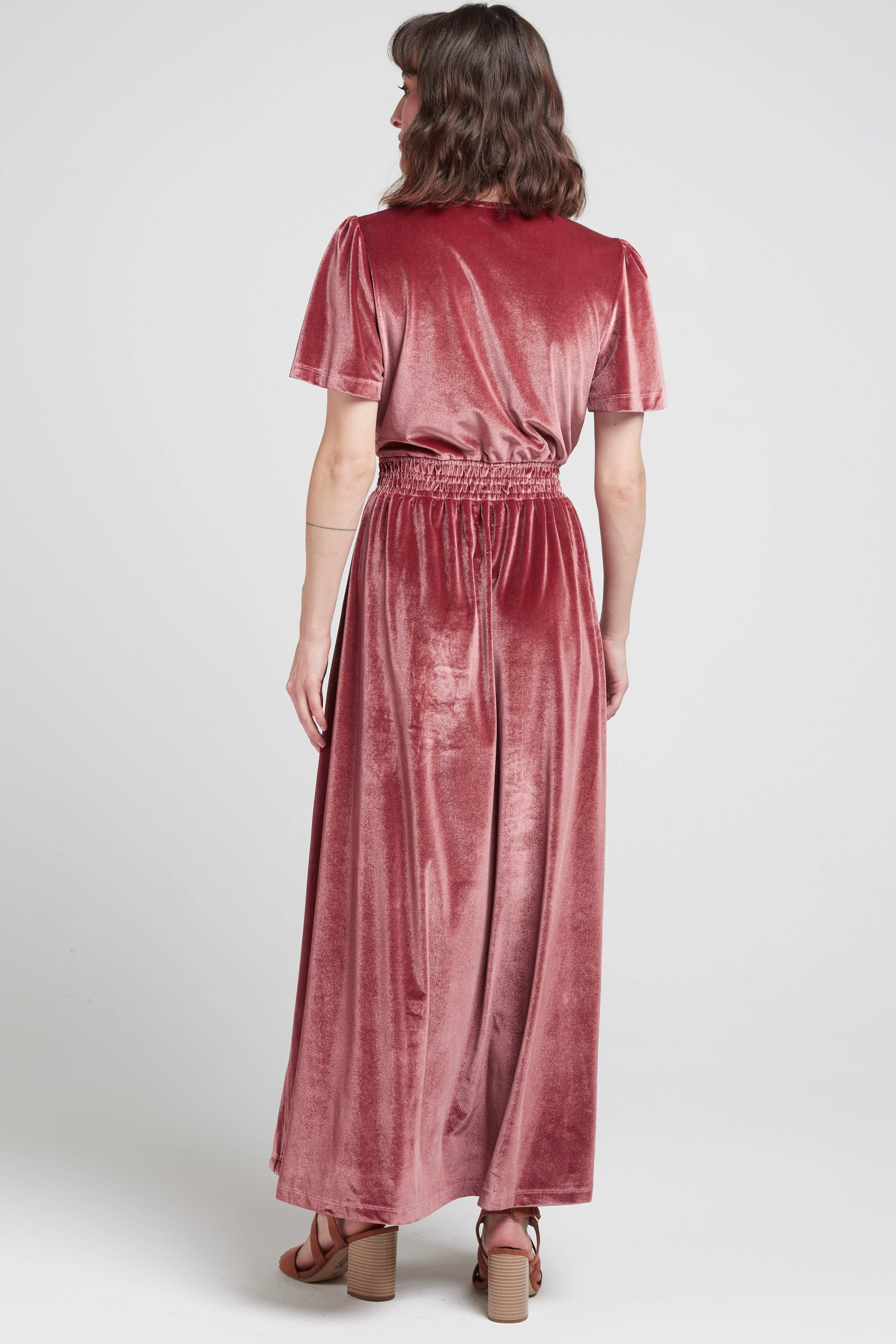 Andy & Lucy - Wholesale Dress - Women's - MILBURN - Long sleeve velvet dress7