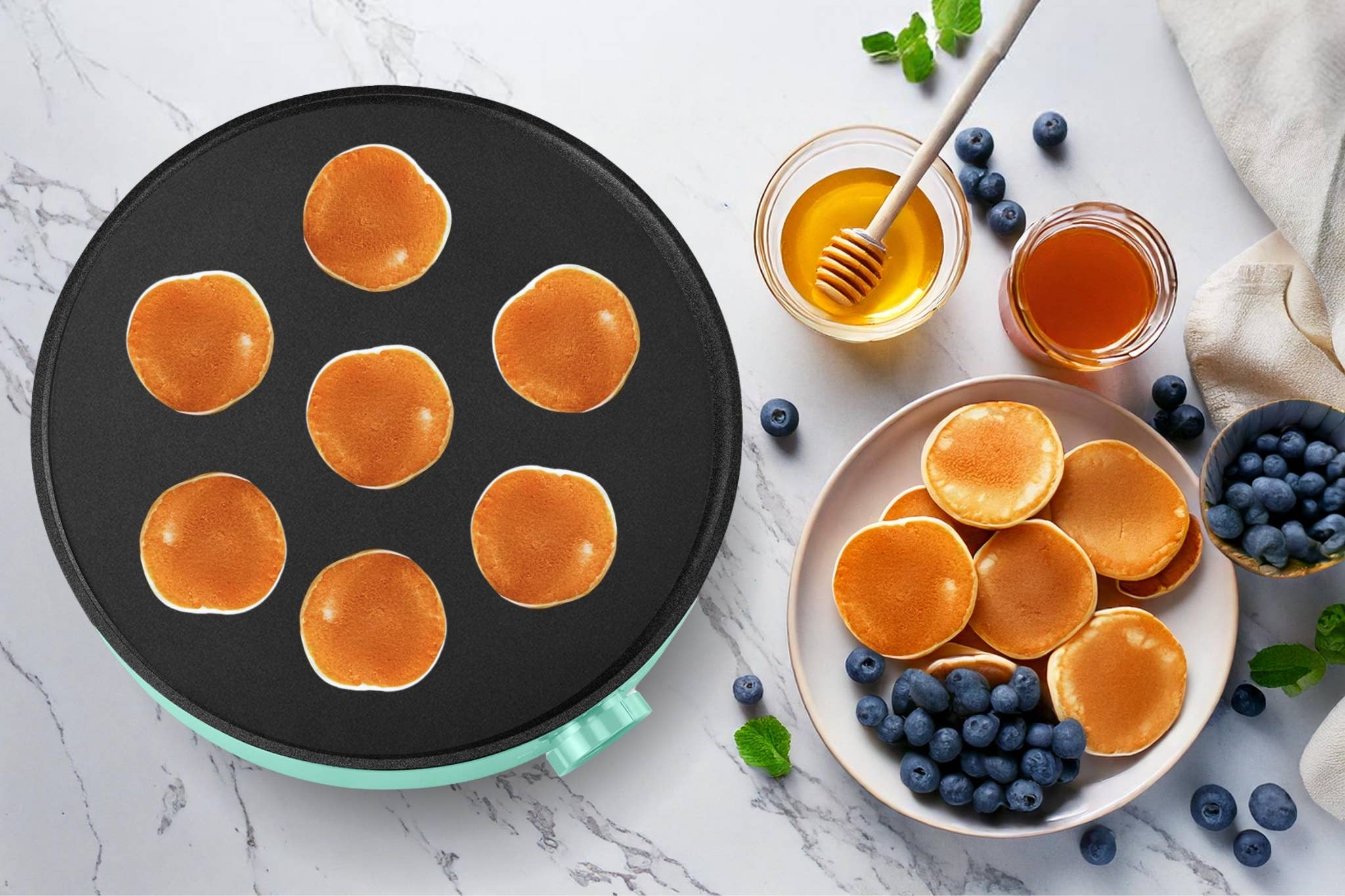 12 inch Red Griddle and Crepe Maker Kitchen Appliance  for wholesale on Faire11