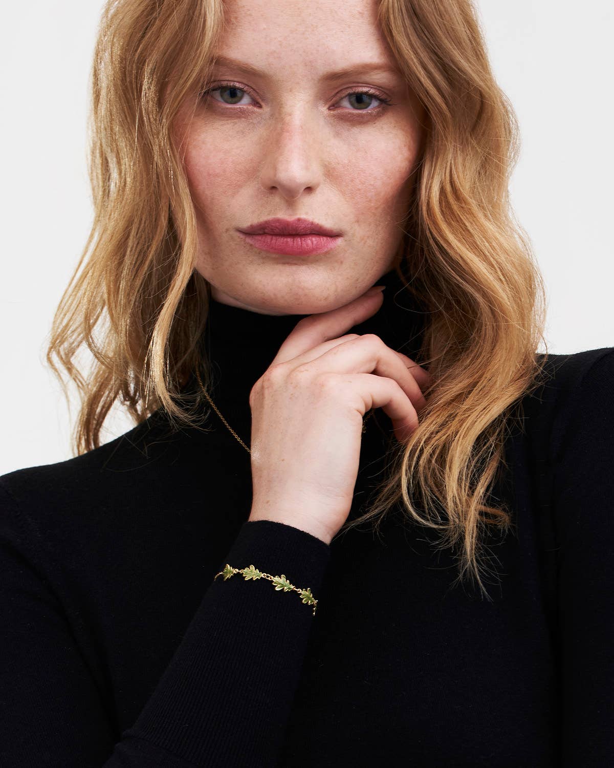 Fable England - Wholesale Charm/Dangle Bracelet - Oak Leaf Gold Bracelet2