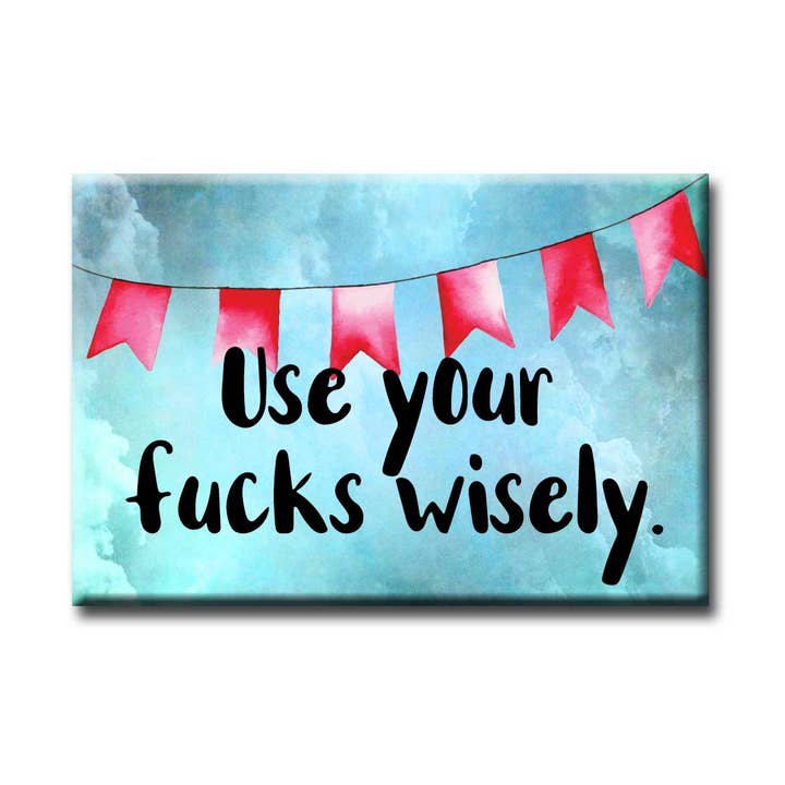 Use Your Fucks Wisely Magnet for wholesale by ChicalooKate