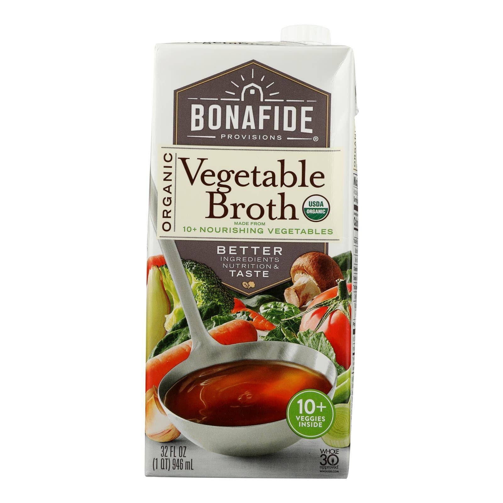 Ware Spark - Wholesale Broth - Bonafide Provisions - Broth Vegetable - Case Of 6-32 Oz0