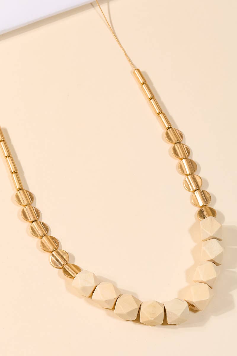 Anarchy Street - Venta al por mayor Collares de cuentas/perlas - Collar largo Block Bead Charm1