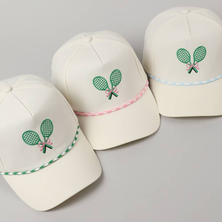 Fashion City – wholesale Truckerkeps – Unisex – Keps med broderade tennisracketar och band14