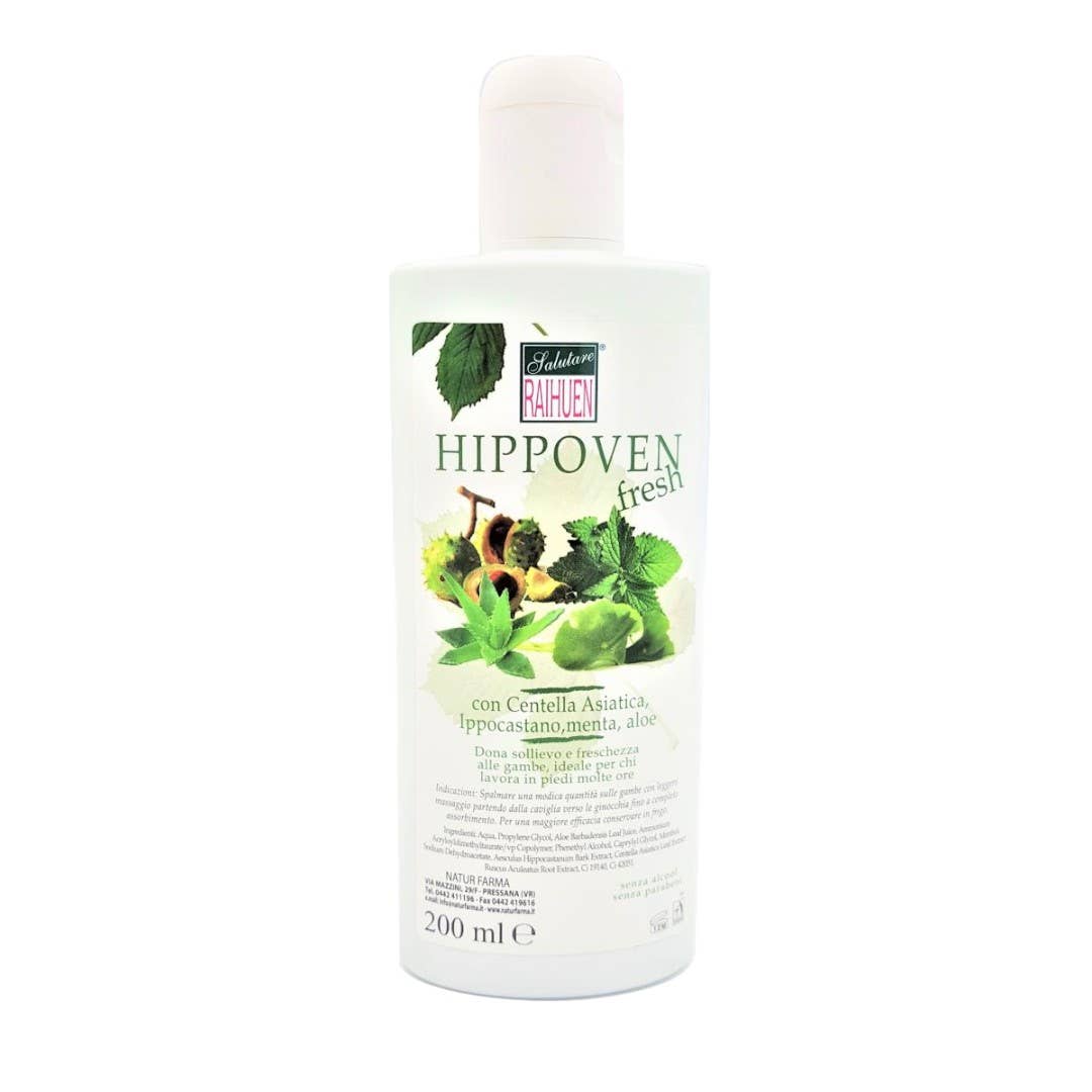 pirotta srl – Großhandel Fußcreme – Gel Hippoven Fresh für schwere Beine 200ml0