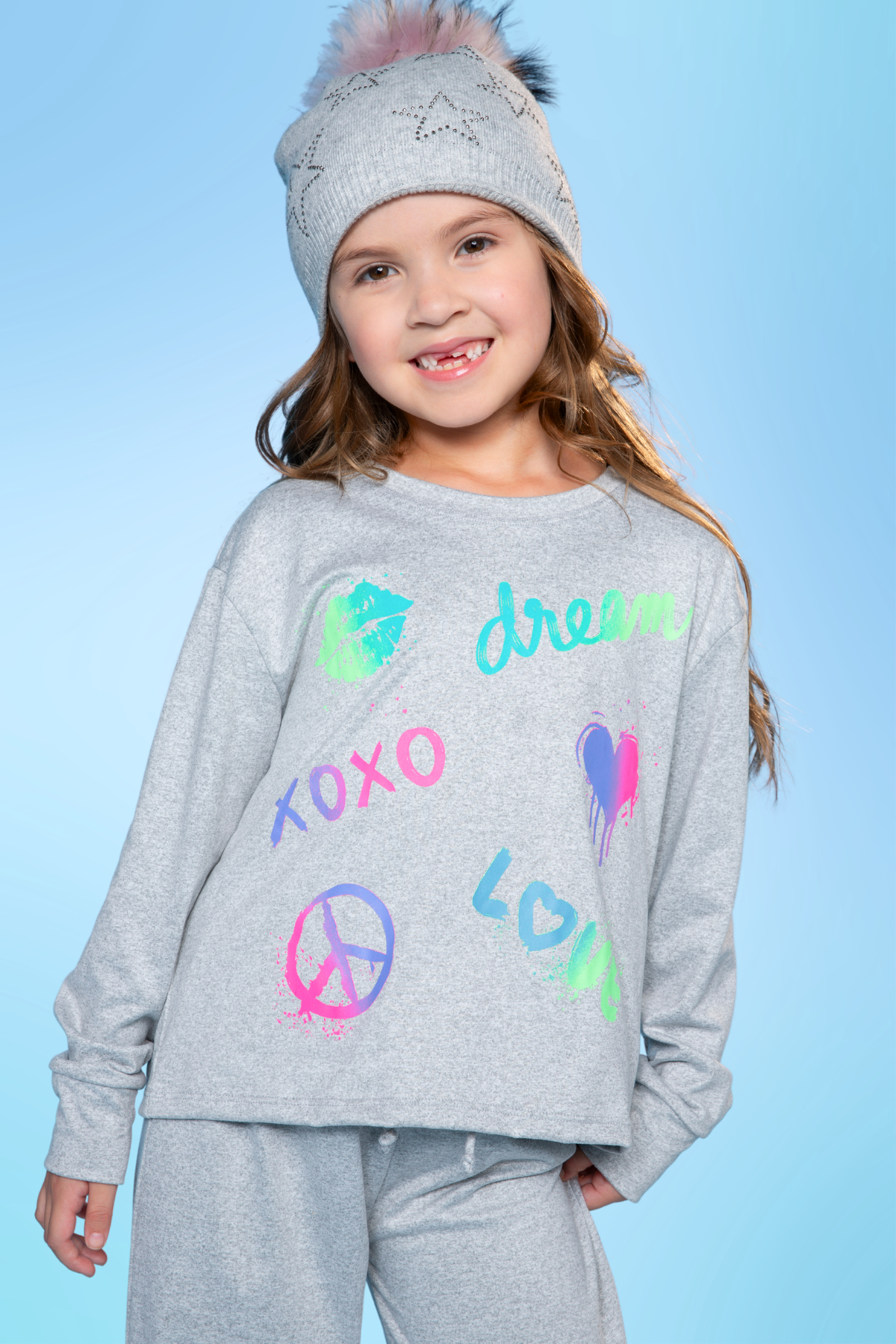 PixieLane - Vendita all'ingrosso Set loungewear - bambini - Pantaloni Easy Tee & Karate a manica lunga Simply Soft27