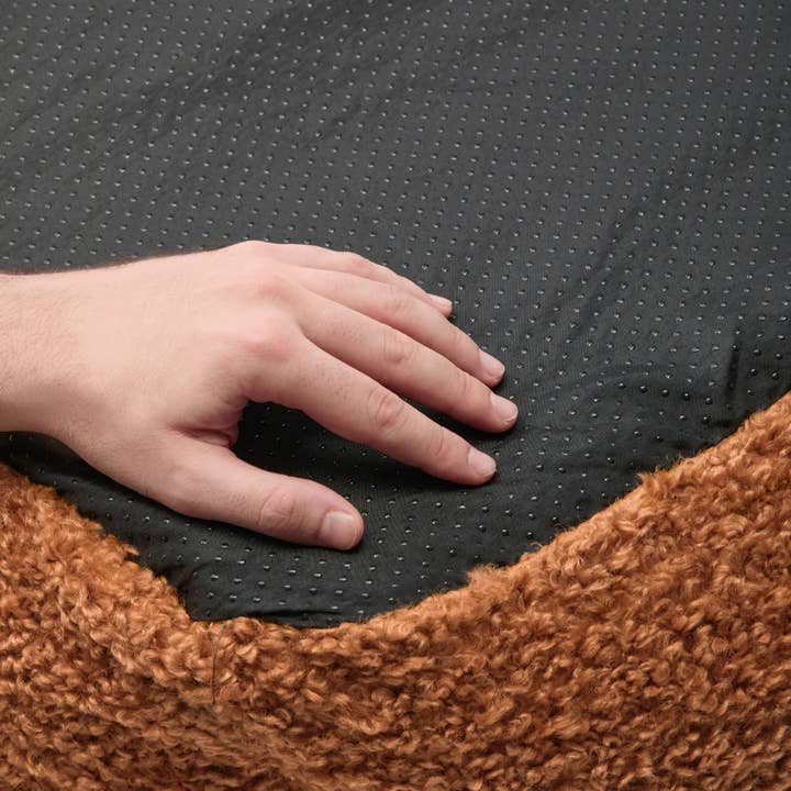 CAFIDE - Wholesale Pet Bed - Dog - Mustard Sheep Dog Bed, Snozy4