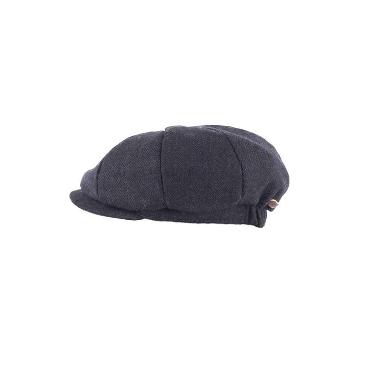 Heritage Traditions - Vendita all'ingrosso Cappello - Bambini - Berretto Junior Tweed Panel Newsboy