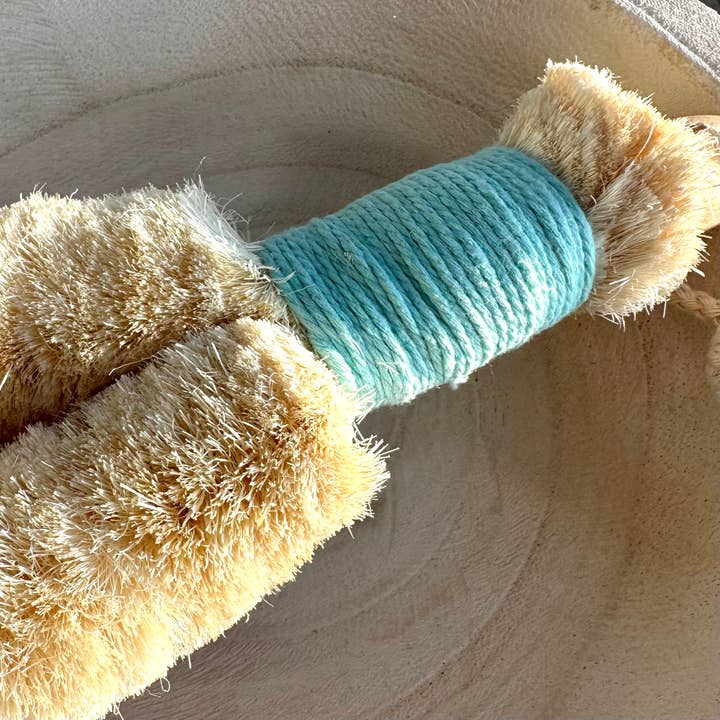 EcoFreax - Wholesale Body Brush - Japanese Style Sisal Dry Body Brush with Rope