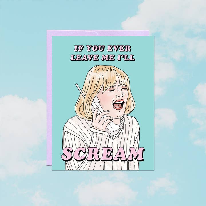 Party Mountain Paper co. - Wholesale Valentine's Day Card - Drew Scream | Last Chance