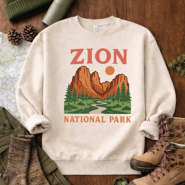 Zion National Park Landskabstrøje for engroshandel hos Desert City Clothing Co.