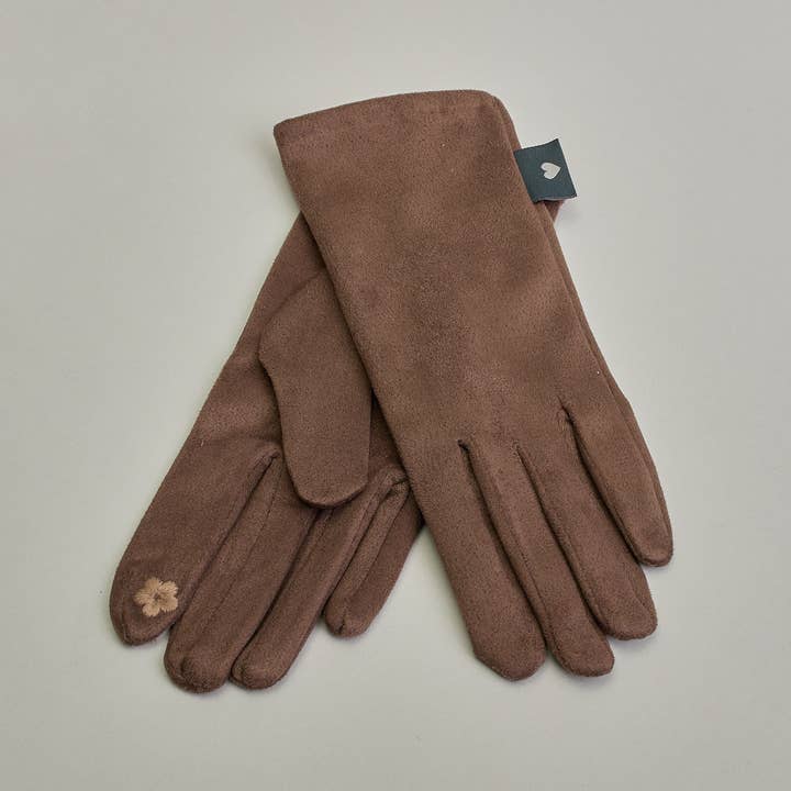 Herzilein-Wien GmbH – Großhandel Handschuhe – Damen – Velourleder-Optik Handschuhe – kuschelig und elastisch19