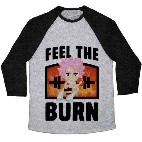 MAGLIETTA DA BASEBALL UNISEX FEEL THE BURN (NATSU) per la vendita all'ingrosso da parte di True Modern