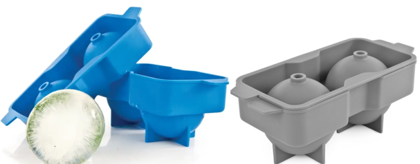 TRUE - Wholesale Ice Tray/Mold - Neptune Silicone 2.25 inch Ice Cube Spheres Mold0