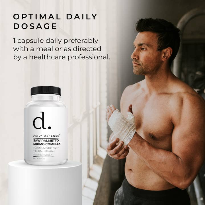 DAILY DEFENSE - Wholesale Oral Supplement/Vitamin - SAW PALMETTO 500MG COMPLEX7