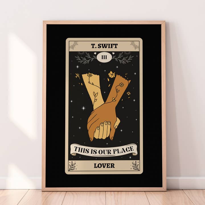 Taylor Swift This Is Our Place Tarot Card Print for wholesale by Alaina Creates