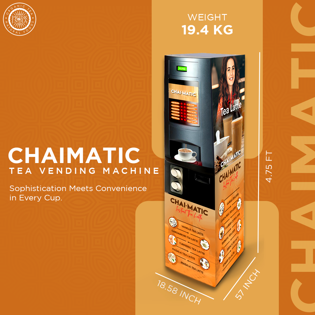 PRIDE INDIA BRANDS - Wholesale Coffee Machine - Chaimatic Instant 4 in 1 Hot-Iced Chai & Coffee Machine 2