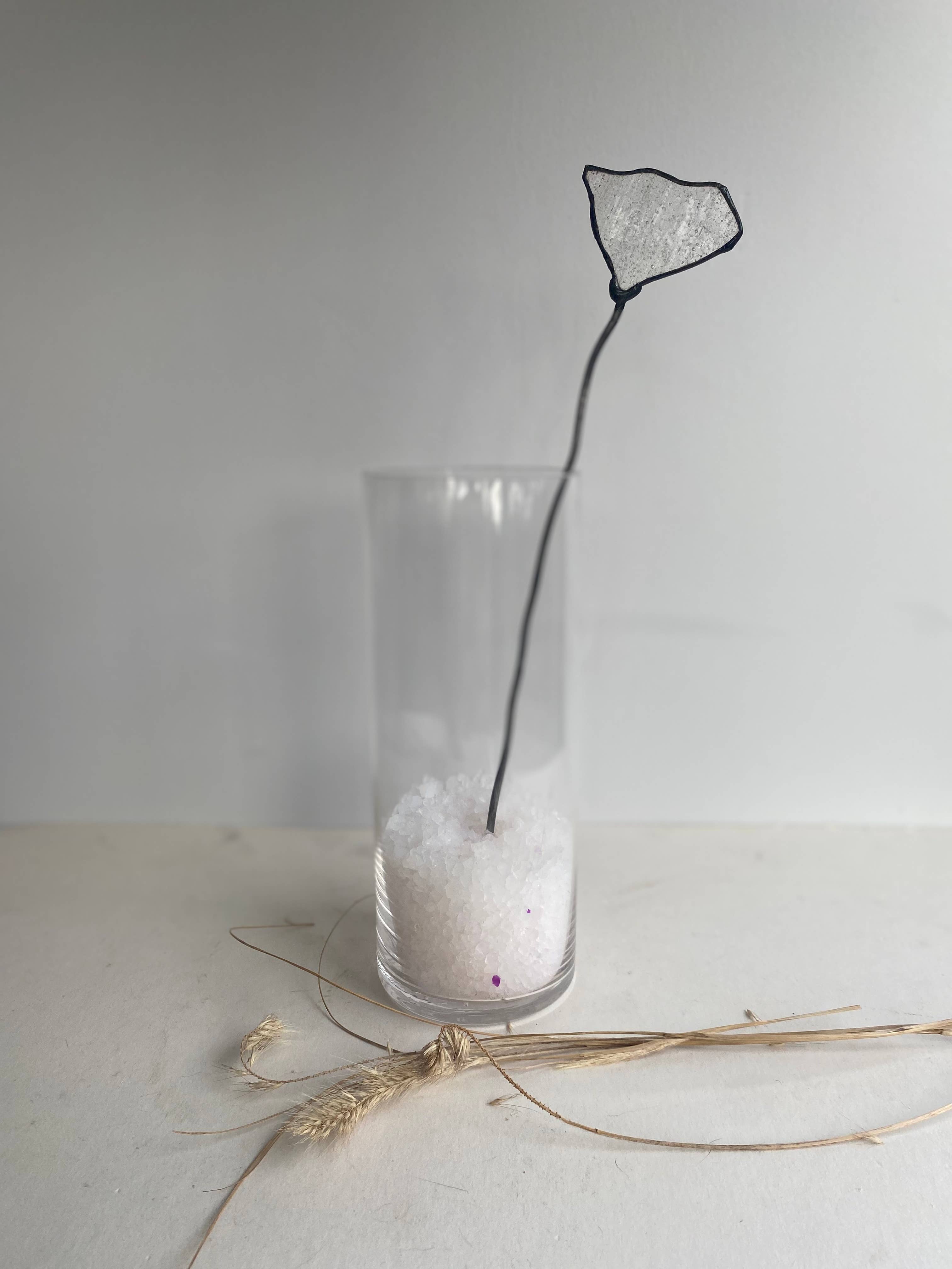 mARTaart - Wholesale Decorative Tabletop Object - Personalised Mothers Day Gift Flowers, White Stained Glass Flowers Bouquet, Modern Stained Glass Gifts, Mothers Day Gift,Flowers Table Décor4