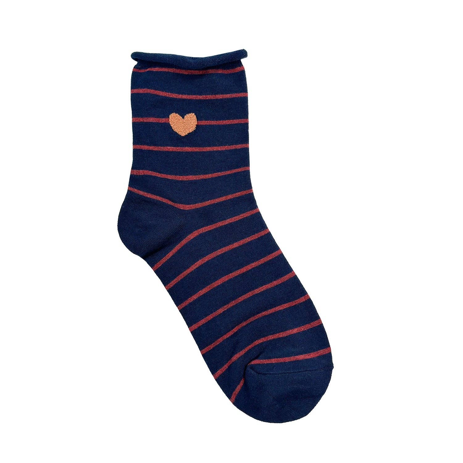 7DAYSSOCKS - Wholesale Socks - Women's - Women's Crew Rolling Heart Socks4