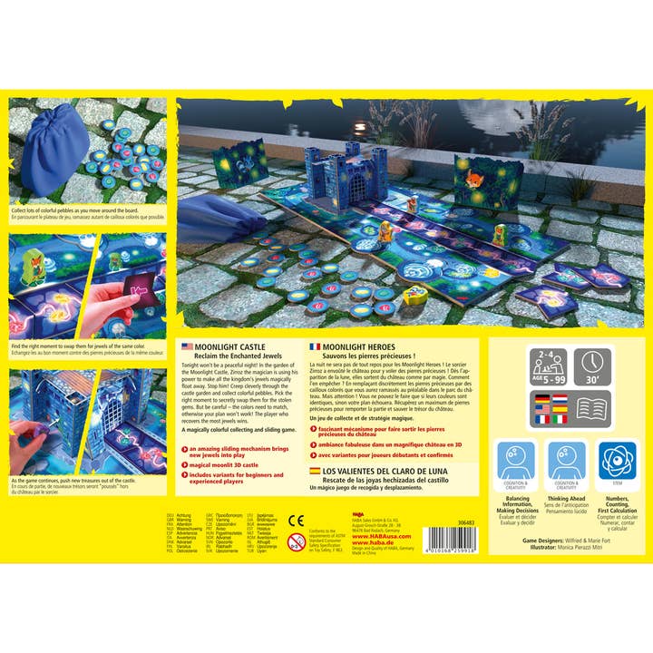 Amaroni - Wholesale Board Game - HABA Moonlight Castle - Board Game