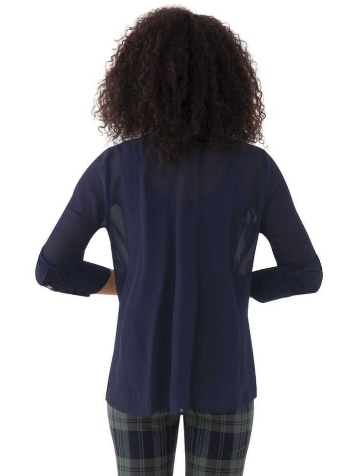 Gretchen Scott LLC - Wholesale Blouse - Women's - Chiffon Seamed Top7