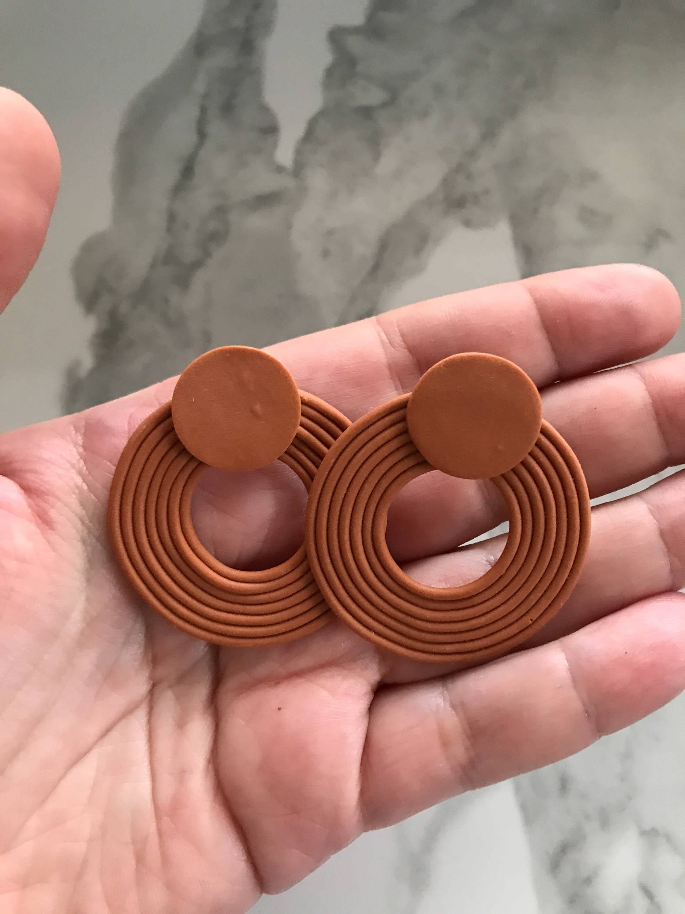 The Nothing Is Wasted Shop - Wholesale Dangle Earrings - Edna | Handmade Clay Earrings7