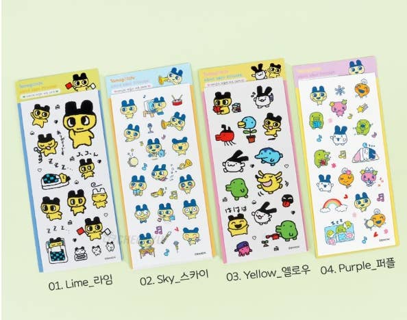 K-Wonderland - Wholesale Sticker - Tamagotchi Daily Deco Stickers4
