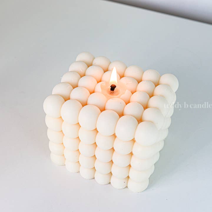 teddy b candles - Vente Bougies originales - Bougie à une mèche moyenne à bulles (copie)7