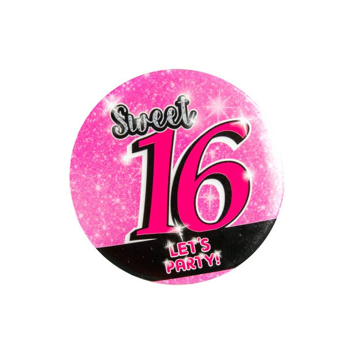 PD Party – Großhandel Partygeschenk – Abzeichen zum Geburtstag - Sweet 16
